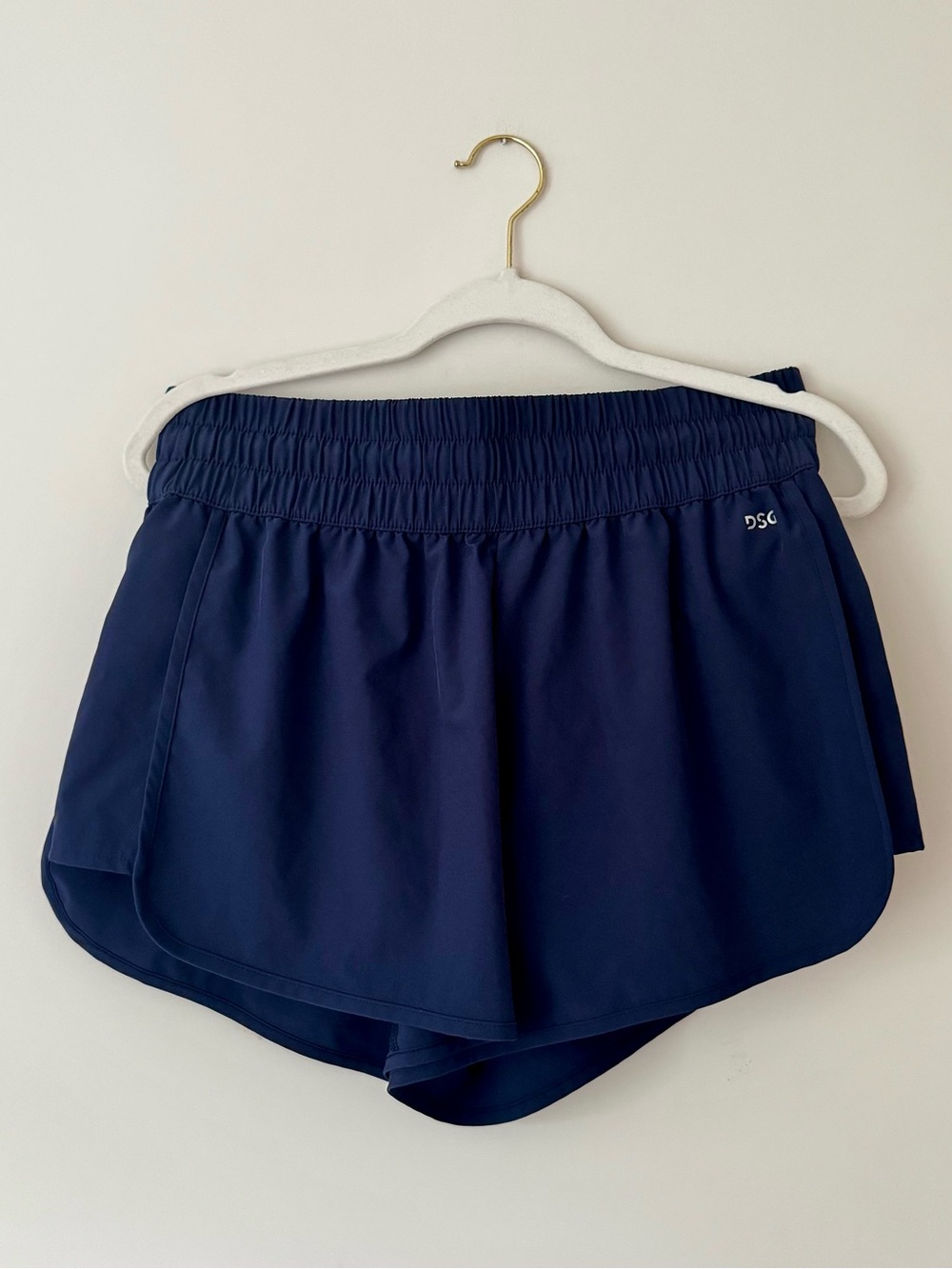 NWOT DSG 3" High Rise Stride Lined Shorts, Inkspot Blue (Navy) – Size Medium
